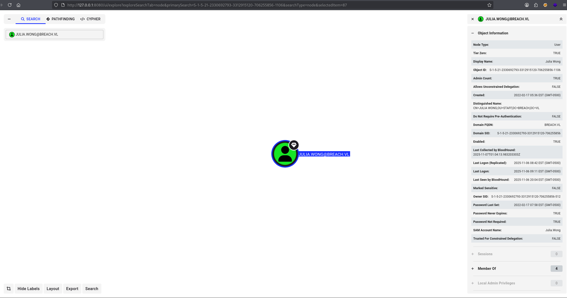 Julia.wong Information